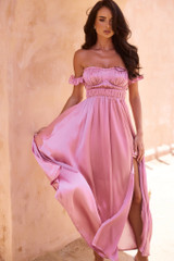 Best Night Maxi Dress - Dusty Pink | Sage and Paige AUS.