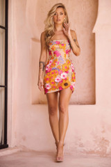 Opening Up Mini Dress - Sunset | Sage and Paige AUS.