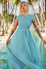 Dream Design Maxi Dress - Sage | Sage and Paige AUS.