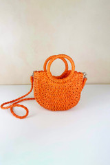 Crochet Club Bag - Orange | Sage and Paige AUS.