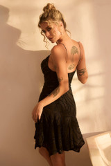 Coconico Beaded Mini Dress - Black | Sage and Paige AUS.