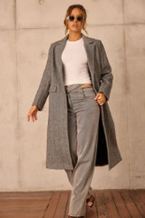 Lizzie Coat - Charcoal