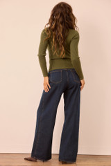 Ridgeway Knit Top - Moss