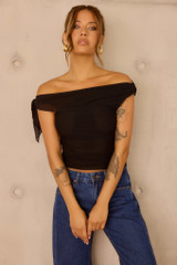 Real Deal Mesh Top - Black