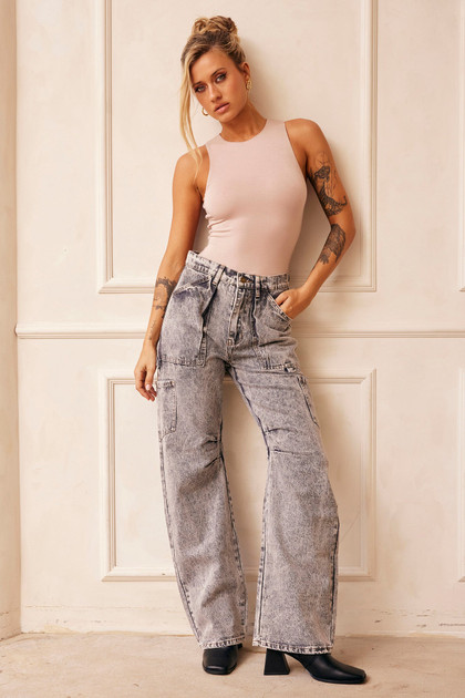 Understated Jeans - Charcoal | Sage and Paige AUS.
