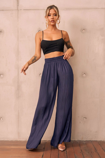 Light As Air Pants - Navy | Sage and Paige AUS.