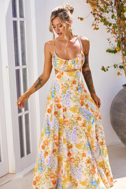 New Chic Era Maxi Dress - Multi | Sage and Paige AUS. New Chic Era Maxi Dress - Multi | Sage and Paige AUS.