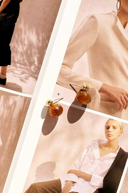 Win Instantly Earrings - Brown