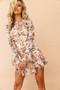 Lost In Seasons Dress - Nude Multi | Sage and Paige AUS.