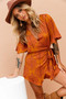 Vixen Playsuit - Mustard | Sage and Paige AUS.