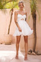 Twilight Mini Dress - White | Sage and Paige AUS.