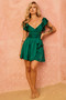 Fairytale Ending Mini Dress - Forest Green | Sage and Paige AUS.