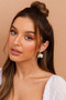 Magnolia White Earrings - White | Sage and Paige AUS.