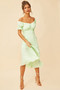 Swing Dancin' Midi Dress - Green | Sage and Paige AUS.