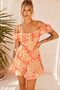 Tropic Like It's Hot Dress - Orange | Sage and Paige AUS.