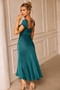 Jasmine Midi Dress - Forest Green | Sage and Paige AUS.