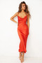 New Era Midi Dress - Aperol | Sage and Paige AUS.