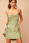 French Kiss Mini Dress - Olive | Sage and Paige AUS.