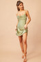French Kiss Mini Dress - Olive | Sage and Paige AUS.