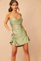 French Kiss Mini Dress - Olive | Sage and Paige AUS.