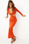 Good Things Midi Dress - Rust | Sage and Paige AUS.