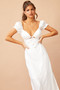 Jasmine Midi Dress - White | Sage and Paige AUS.
