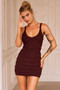 Summer Solstice Knit Dress - Chocolate | Sage and Paige AUS.