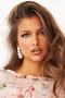 Amber Pearl Hoops - White | Sage and Paige AUS.