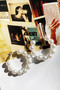 Amber Pearl Hoops - White | Sage and Paige AUS.