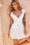 Fairytale Ending Mini Dress - White | Sage and Paige AUS.