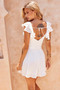 Fairytale Ending Mini Dress - White | Sage and Paige AUS.