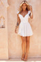 Fairytale Ending Mini Dress - White | Sage and Paige AUS.
