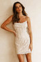 Shimmy Mini Dress - Champagne | Sage and Paige AUS.