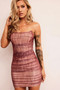 Hayley Mesh Dress - Chocolate | Sage and Paige AUS.