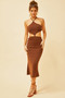 Lucy Midi Dress - Chocolate | Sage and Paige AUS.