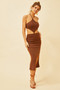 Lucy Midi Dress - Chocolate | Sage and Paige AUS.