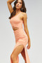 Her Faith Midi Dress - Peach | Sage and Paige AUS.