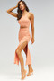 Her Faith Midi Dress - Peach | Sage and Paige AUS.