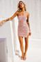 Jazzy Sequin Dress - Blush | Sage and Paige AUS.