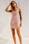 Jazzy Sequin Dress - Blush | Sage and Paige AUS.
