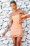 Keylime Lace Dress - Peach | Sage and Paige AUS.