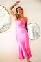 Heartbreaker Midi Dress - Fuchsia | Sage and Paige AUS.