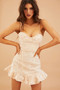 Remi Lace Mini Dress - Champagne | Sage and Paige AUS.