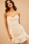 Remi Lace Mini Dress - Champagne | Sage and Paige AUS.