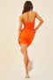 Keeping Secrets Mini Dress - Orange | Sage and Paige AUS.