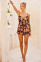 Autumn Breeze Playsuit - Navy | Sage and Paige AUS.