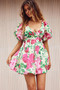 Secret Garden Mini Dress - White | Sage and Paige AUS.