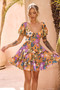 Valentina Mini Dress - Orange | Sage and Paige AUS.