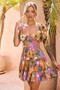Valentina Mini Dress - Orange | Sage and Paige AUS.
