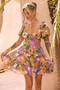 Valentina Mini Dress - Orange | Sage and Paige AUS.